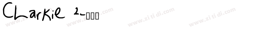 Clarkie 2字体转换
